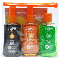 Calypso Sun Travel Essentials Tanning Set - 3 st