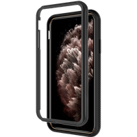 Hybridfodral med skärmskydd iPhone 13 Pro Transparent