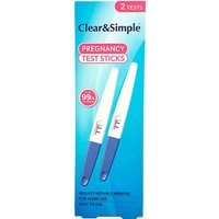 Clear & Simple Graviditetstest - 2 st.