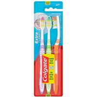 Colgate Extra Clean Tandborste - 3 st.