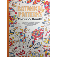Colour & Doodle Botaniska mönster Målarbok