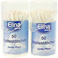 Elina Bomullspinnar 50 st. 2-pack.