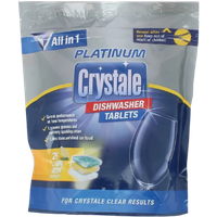 Crystale Platinum Opvasketabletter – 26 stk