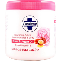 Curalene Nourishing Creme Rose & Argan Oil - 500ml