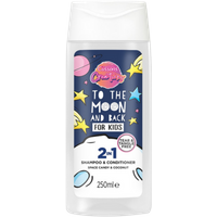 Cussons Creations 2‑i‑1 To The Moon & Back Schampo & Balsam – 250 ml