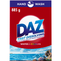 Daz Whites & Colours Snabblösande Handtvätt Tvättmedelspulver - 885 g