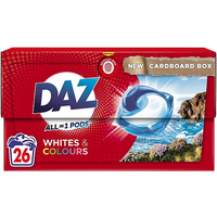 Daz All-In-One Whites & Colours Tvättkapslar – 26 st