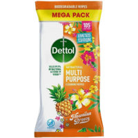 Dettol Multi-Purpose Hawaiian Breeze Rengöringsservetter – 105 st