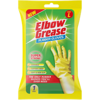 Gummihandskar för armbågsfett - Large