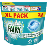 Fairy Non-Bio Pods Tvättkapslar – 38 st