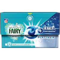 Fairy Platinum Non‑Bio Tvättkapslar – 19 st