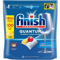 Finish Quantum All in 1 Lemon Opvasketabs – 100 stk.