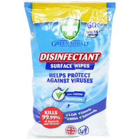 Green Shield rengöringsservetter för ytor - 60 st