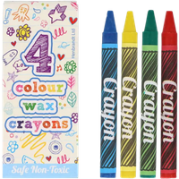 Henbrandt Colour Wax Crayons – 4 st