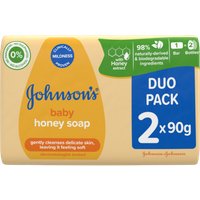 Johnson's Baby Honey Soap Duo Pack - 2 x 90 g