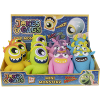 Jokes & Gags Mini Monsterz Light-Up Squeezy Toys