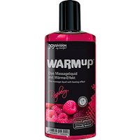 Joydivision WARMup Värmande massageolja Hallon - 150 ml