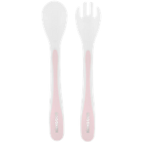 Kikka Boo Spoon and Fork Set – Rosa