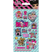 LOL Överraskning Glitter Klistermärken