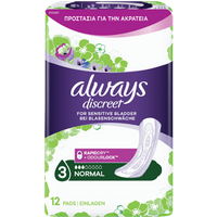 Always Discreet Incontinence Normal sanitary Pads – 12 st