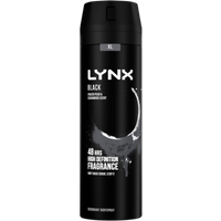 Lynx Black Body Spray - 200ml