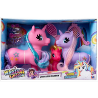 Magical Kingdom Unicorn Family Figure Playset