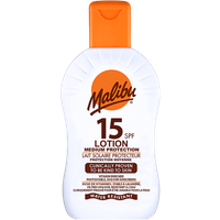 Malibu SPF 15 Medium Skydd Vattenresistent Solkräm - 100 ml