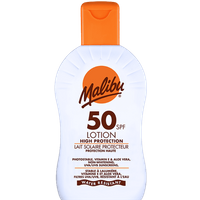 Malibu SPF 50 Hög Skydd Vattenresistent Solkräm - 200 ml