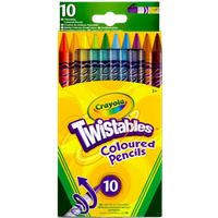 Crayola Twistables Färgpennor - 10 st