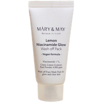 Mary & May Lemon Niacinamide Glow Wash off Pack - 30g