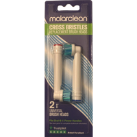 Molarclean Cross Bristles Utbytbara Borsthuvuden - 2 st