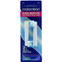 Molarclean Floss Bristles Utbytes Tandborsthuvuden - 2 st
