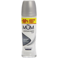 Mum Unperfumed 48H Anti-Perspirant Deodorant Roll-On – 75 ml