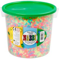 Nabbi Medium Tube Pärlor Neon Mix - 20000 st