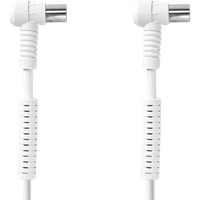 Nedis koaxialkabel IEC koaxial (hane) till IEC koaxial (hona) - 5m