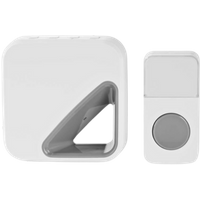 Nedis trådlös dörrklocka - vit