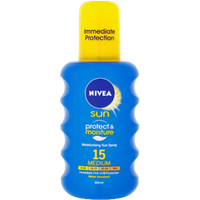 Nivea SPF 15 Protect & Moisture Medium Skydd Sollotion - 200 ml