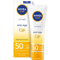 Nivea UV Face Anti-Age Q10 SPF 50 Solkräm - 50 ml
