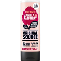 Original Source Creamy Vanilla Milk & Raspberry Shower Gel - 250 ml
