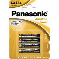 Panasonic Alkaline 4xAAA-batterier