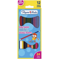 PaperMate Dubbeländade Färgpennor – 24 st