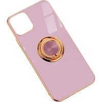 Hybridfodral med ringhållare iPhone 13 Rosa