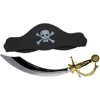 Pirates Hat and Sword Dress-Up Set