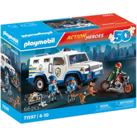 Playmobil Action Heroes Polisens Värdetransport Lekset