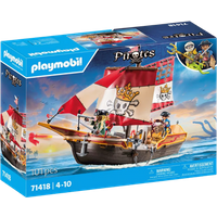 Playmobil Pirat mot Havspirat Skeppslekset - 71418
