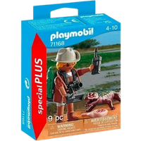 Playmobil Special Plus Forskare med Ung Kaiman Lekset