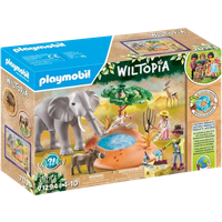 Playmobil Wiltopia Elefant vid Vattenhålet Lekset