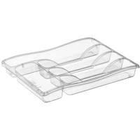 Privilege Bestickhållare Transparent - 33cm x 25cm x 5cm