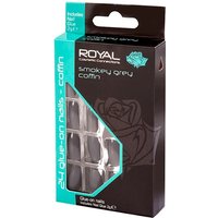 Royal konstnaglar Smokey Grey Coffin - 24 st.