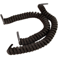Shoestring Spiral snören - Brun